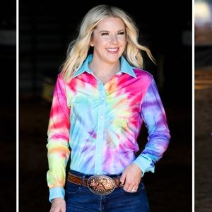 Ranch Dress'n Tie Dye Rodeo Shirt